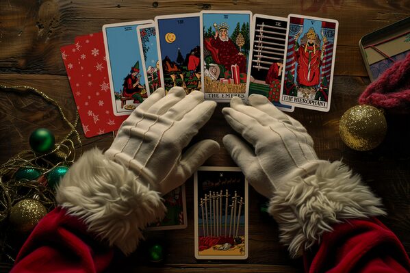 Decking the Halls with Tarot with the RWS Christmas Tarot Deck Kickstarter Campaign